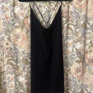 Elegant Black Slip Dress